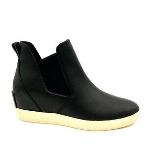 NEW Sorel Out N About Wedge Chelsea Boots Womens 8 Sneaker Casual Comfort Dark